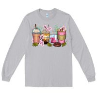 Moon Dust flowers coffee cups Long Sleeve Tee - Zillion Design Studio