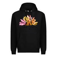 Black hello spring Premium Hoodie - MaliasSmallBusiness