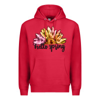 Cardinal hello spring Premium Hoodie - MaliasSmallBusiness