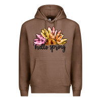 Chestnut hello spring Premium Hoodie - MaliasSmallBusiness