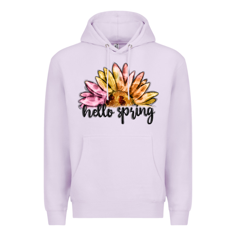 Hello Spring Premium Hoodie by MaliasSmallBusiness | Teevron