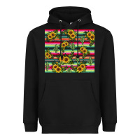 Black sunflower cactus Heavyweight Hoodie - JahusDesignShop