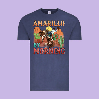 Vintage Tee amarillo by morning