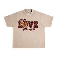 For The Love Of The Tigers Red Urban Heavy Tee | Teevron