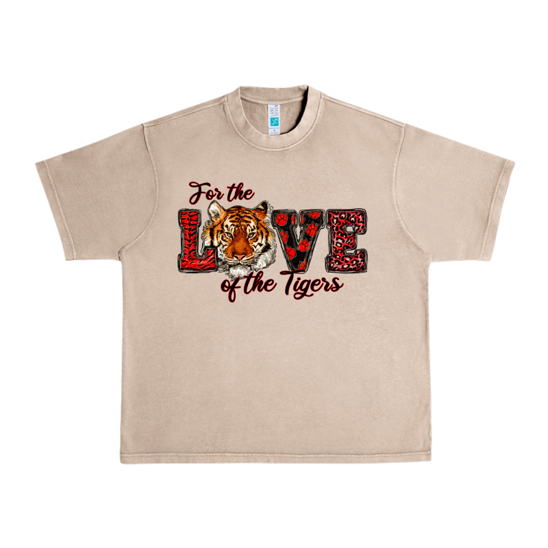 For The Love Of The Tigers Red Urban Heavy Tee by RanaPortraitStore | Teevron