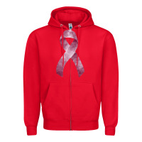 Red multiple myeloma mm maroon ribbon fa element Zipper Hoodie - FaDigitalArtStudio