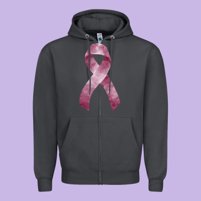 Multiple Myeloma Mm Maroon Ribbon Fa Element Zipper Hoodie Designed By Fadigitalartstudio