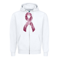 White multiple myeloma mm maroon ribbon fa element Zipper Hoodie - FaDigitalArtStudio