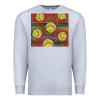 Heather Grey western softball Premium Sweatshirt - AdoDesignShop