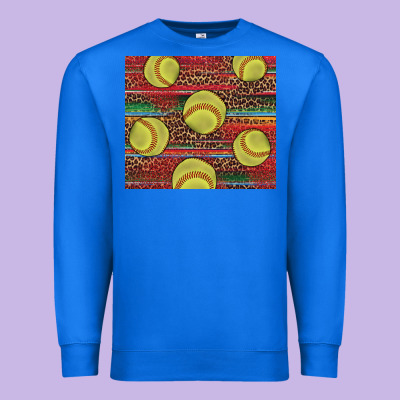 Western Softball Premium Sweatshirt Designed By Adodesignshop