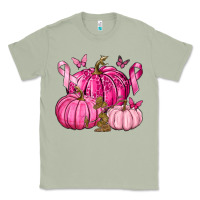 Matcha Breast Cancer We Wear Pink with Pumpkin and Ribbon Classic Tee - texasbilliewilder