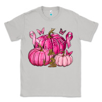 Moon Dust Breast Cancer We Wear Pink with Pumpkin and Ribbon Classic Tee - texasbilliewilder