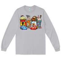 Moon Dust cartoon characters coffee cups Long Sleeve Tee - Zillion Design Studio