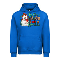 Cobalt tis the season to sparkle snowman Urban Hoodie - MaliasSmallBusiness