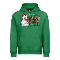 Emerald tis the season to sparkle snowman Urban Hoodie - MaliasSmallBusiness