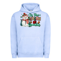 Pigment Grape Ice tis the season to sparkle snowman Urban Hoodie - MaliasSmallBusiness