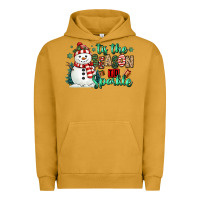 Pigment Peanut Butter tis the season to sparkle snowman Urban Hoodie - MaliasSmallBusiness