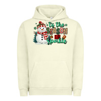 Pigment Pistachio tis the season to sparkle snowman Urban Hoodie - MaliasSmallBusiness