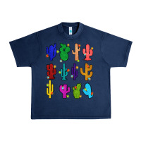 Navy christmas glitter cactus Urban Heavy Tee - Zillion Design Studio