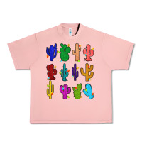 Salmon christmas glitter cactus Urban Heavy Tee - Zillion Design Studio