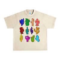 Sandshell christmas glitter cactus Urban Heavy Tee - Zillion Design Studio