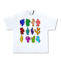 White christmas glitter cactus Urban Heavy Tee - Zillion Design Studio