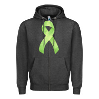 Charcoal Heather non hodgkin lymphoma cancer ribbon fa element Zipper Hoodie - FaDigitalArtStudio