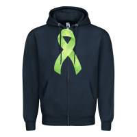 Navy non hodgkin lymphoma cancer ribbon fa element Zipper Hoodie - FaDigitalArtStudio