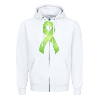 White non hodgkin lymphoma cancer ribbon fa element Zipper Hoodie - FaDigitalArtStudio