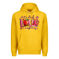 Lemon teach love inspire valentines day Premium Hoodie - MaliasSmallBusiness