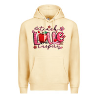 Pina Colada teach love inspire valentines day Premium Hoodie - MaliasSmallBusiness