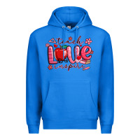 True Royal teach love inspire valentines day Premium Hoodie - MaliasSmallBusiness