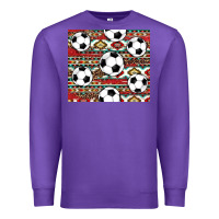 Purple western soccer Premium Sweatshirt - AdoDesignShop