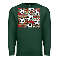 Sports Green western soccer Premium Sweatshirt - AdoDesignShop