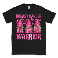 Black Breast Cancer Warrior Gnomes Classic Tee - texasbilliewilder