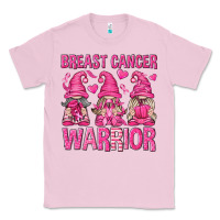 Bubblegum Pink Breast Cancer Warrior Gnomes Classic Tee - texasbilliewilder