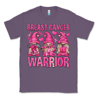Lavender Breast Cancer Warrior Gnomes Classic Tee - texasbilliewilder