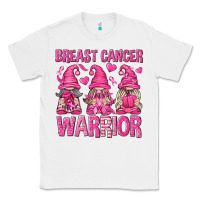 White Breast Cancer Warrior Gnomes Classic Tee - texasbilliewilder