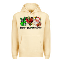 Pina Colada peace love  christmas Premium Hoodie - AdoDesignShop