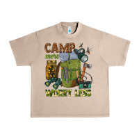 French Oak camp more worry less Urban Heavy Tee - texasbilliewilder