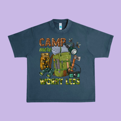 Urban Heavy Tee camp more worry less