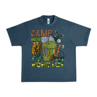 Midnight Navy camp more worry less Urban Heavy Tee - texasbilliewilder