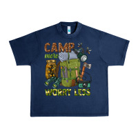 Navy camp more worry less Urban Heavy Tee - texasbilliewilder