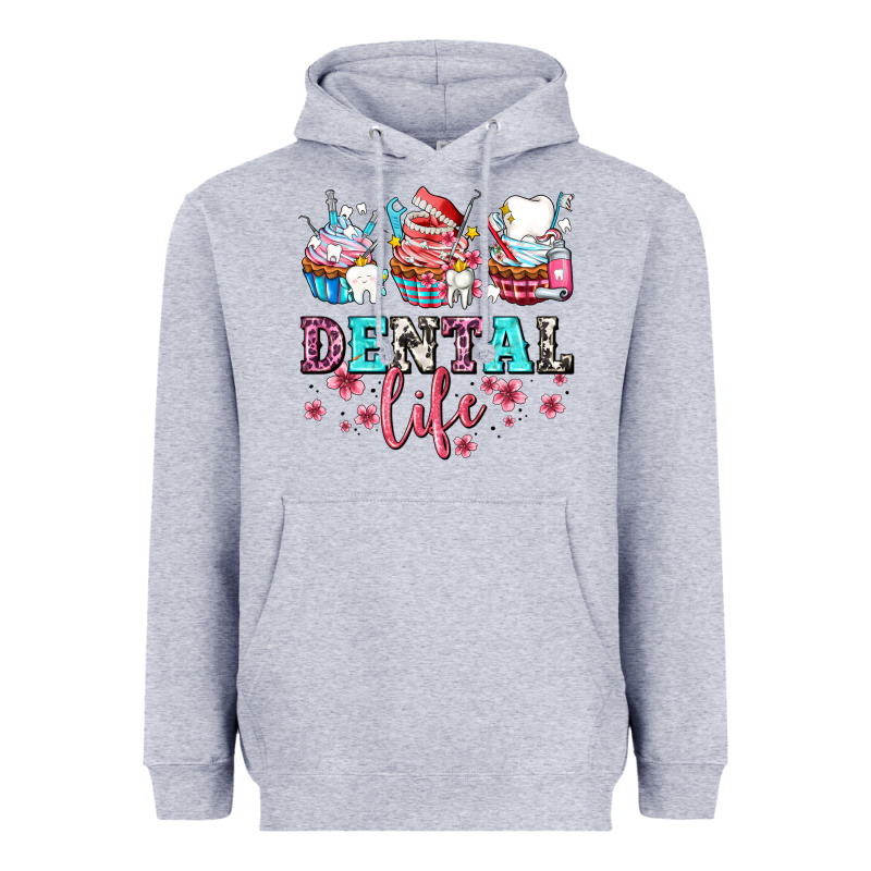 Dental Life With Cupcakes Heavyweight Hoodie by AdoDesignShop | Teevron