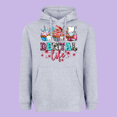 Dental Life With Cupcakes Heavyweight Hoodie Designed By Adodesignshop