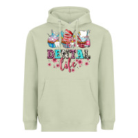 Matcha dental life with cupcakes Heavyweight Hoodie - AdoDesignShop