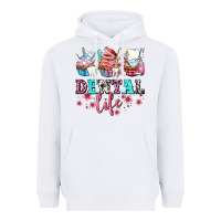 White dental life with cupcakes Heavyweight Hoodie - AdoDesignShop