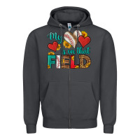 Smoke my heart is on that field baseball Zipper Hoodie - HRA Design Shop