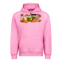 Fuchsia Pink pumpkin spice Urban Hoodie - MaliasSmallBusiness