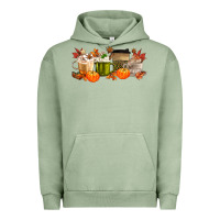 Pigment Oil Green pumpkin spice Urban Hoodie - MaliasSmallBusiness